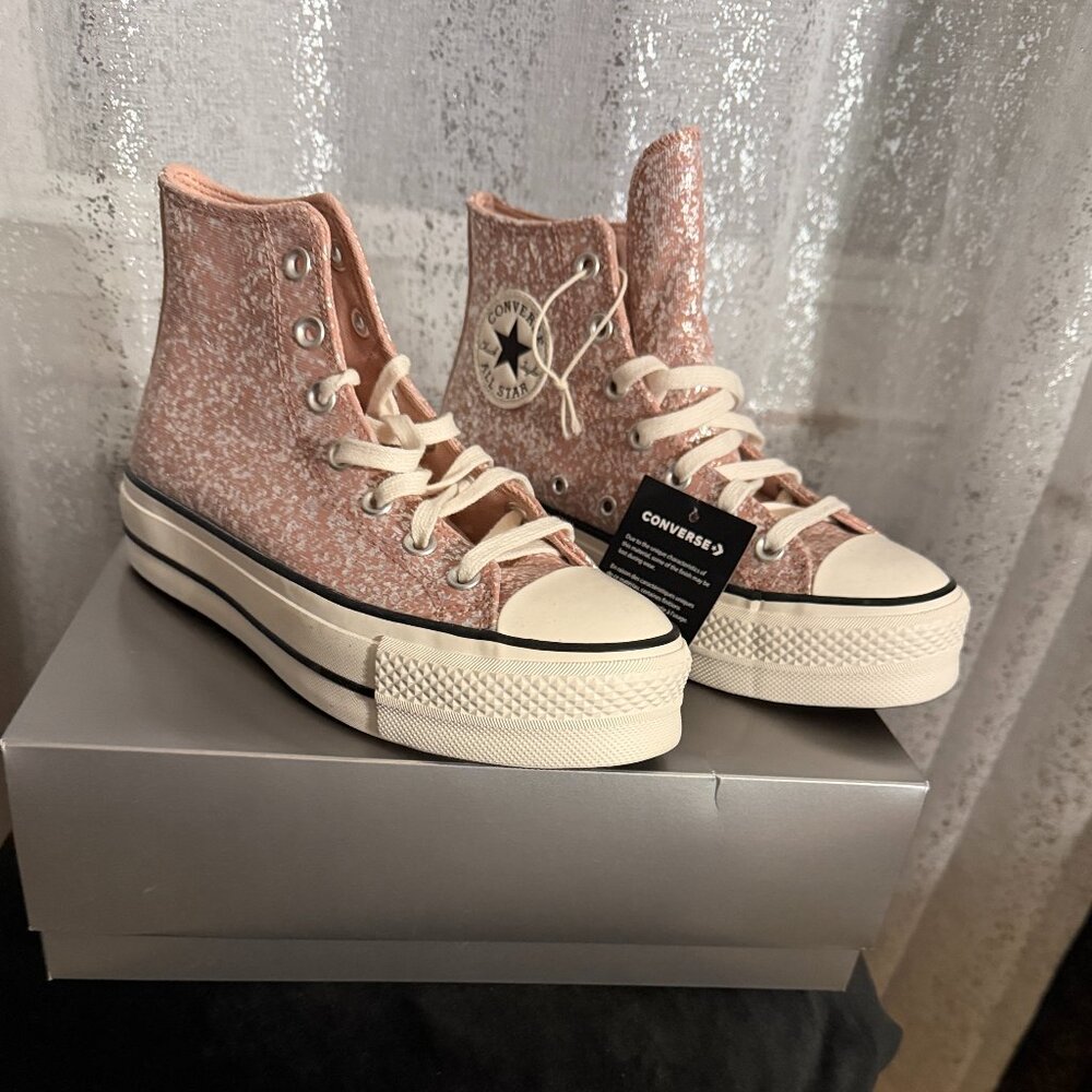 Converse Women's Pink High-Top Athletic Shoes